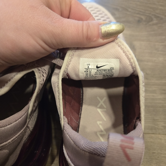 Nike Air Max 270 Barely Rose Vintage Wine B-Grade Women's Sz 8 AH6789-601 - Picture 6 of 12